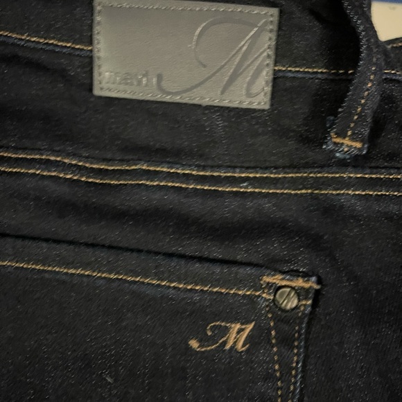 Mavi Kendra High-Rise Straight Leg Dark Rinse Jeans Sz 34/30 - Picture 4 of 11